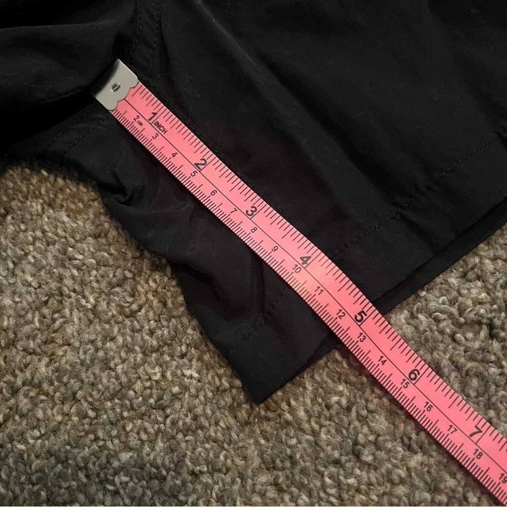 Ralph Lauren Polo Swim Trunks Bathing Suit Size L Black Purple 3 pockets